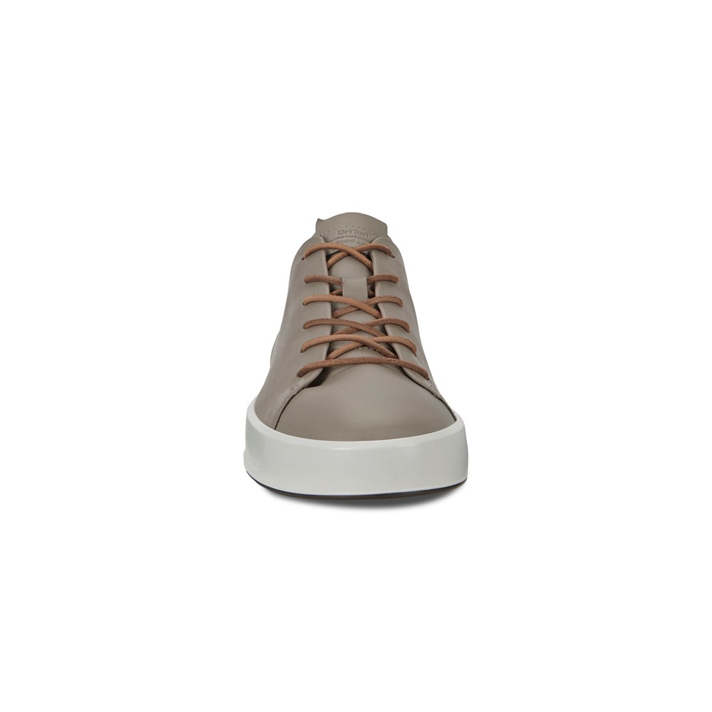 Mens Sneakers - ECCO Soft 8 - Grey - 6274YFZJP